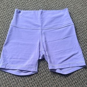 Lululemon Athletica Purple Bike Shorts 6 in